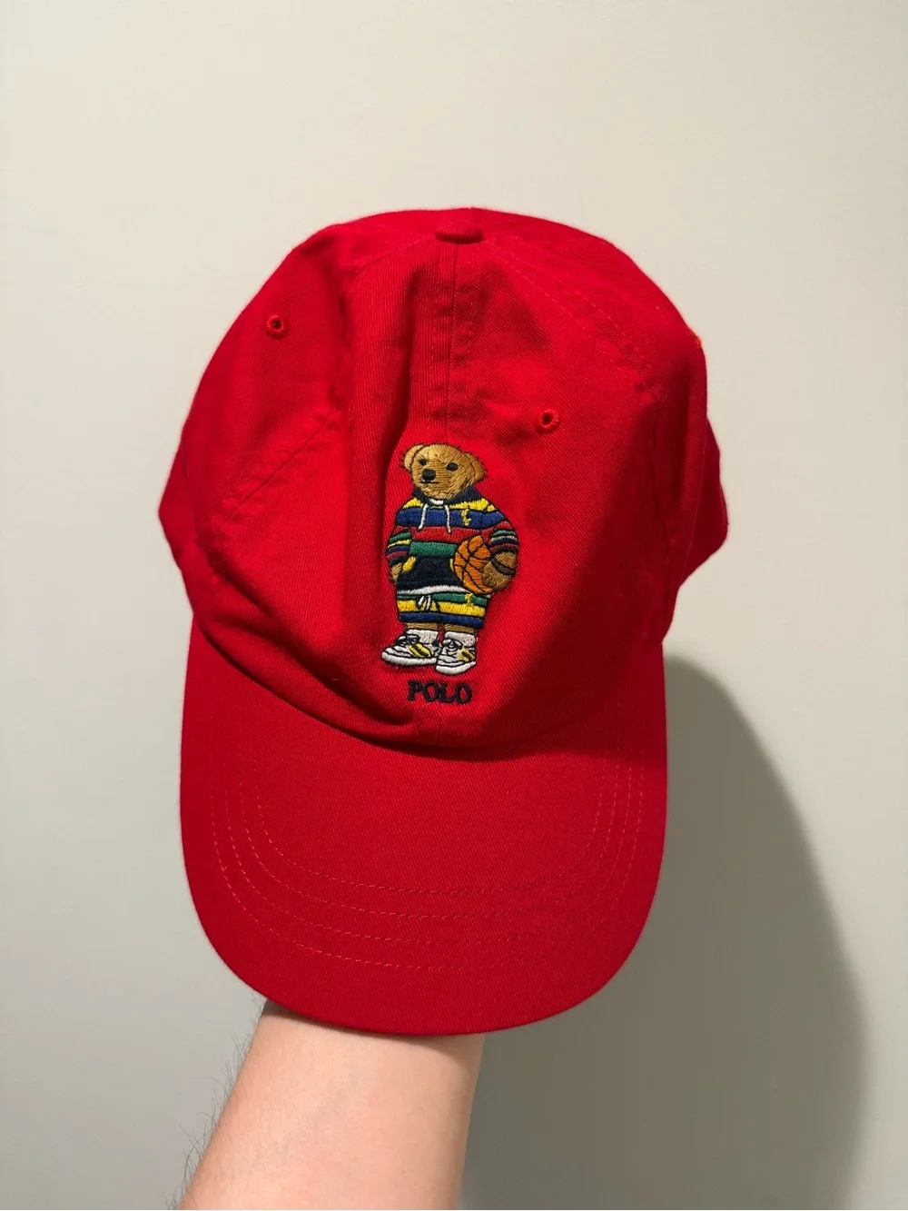 Polo Ralph Lauren Basketball Polo Bear Baseball Cap